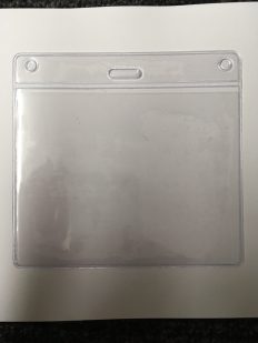 CLEAR LANYARD PLASTIC HOLDERS