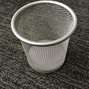 SILVER PEN POT HOLDERS