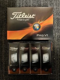 1 box of 12 Branded Golf Balls