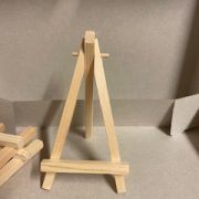 small wooden display stand